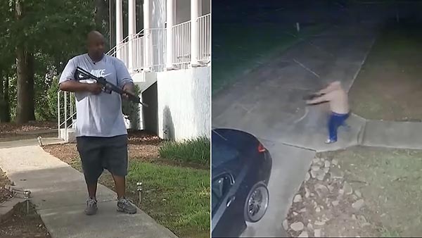 Watch: Armed Veteran Homeowner Gets Into Wild Shootout with Burglars on His Front Lawn