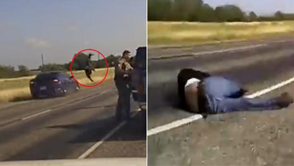 Graphic Video: Migrant Tries to Escape Border Agents, Meets Death in Middle of the Highway