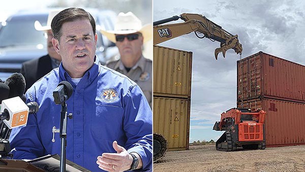 'We Can't Wait Any Longer!': AZ Gov. Doug Ducey Starts Building Border Wall