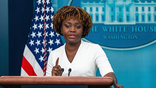 Press Sec Responds to Question on Everyone's Mind After Martha's Vineyard Scene